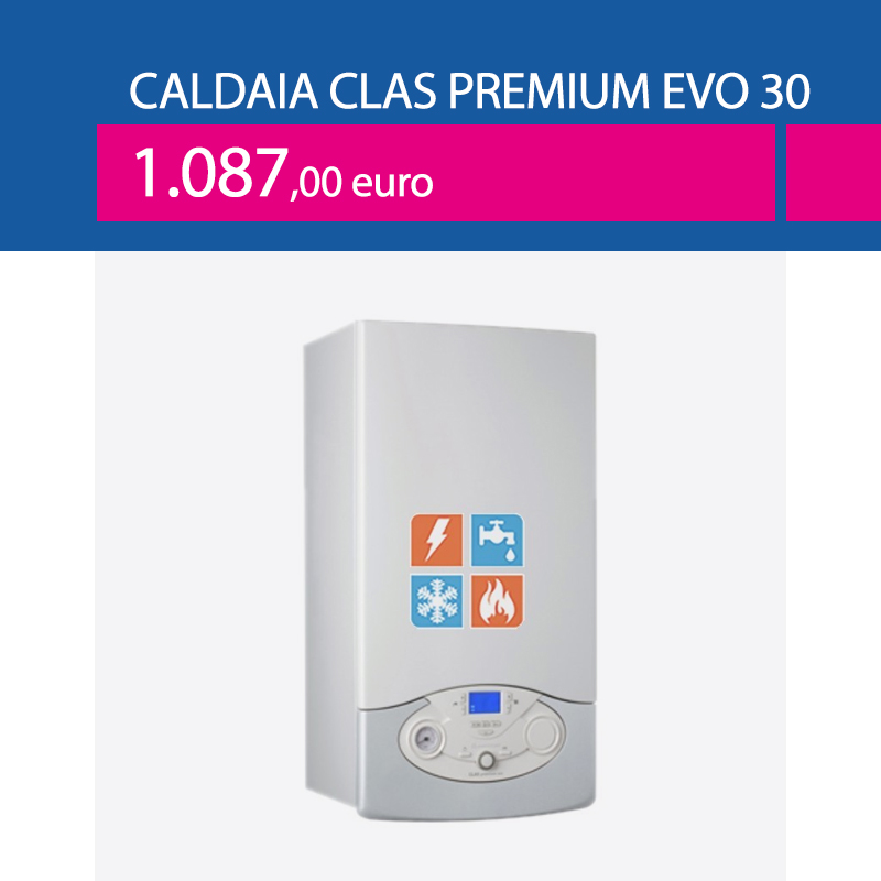 caldaia ariston clas one premium evo 30