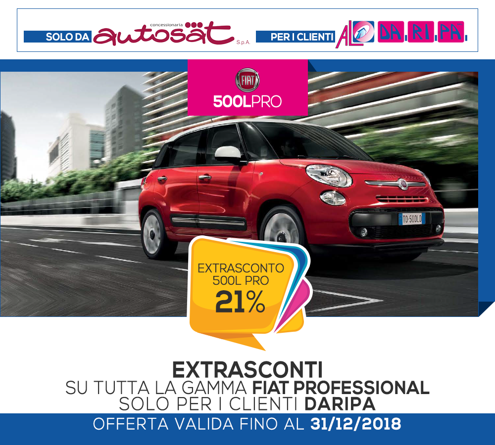promozione Daripa Fiat 500L