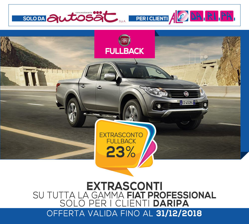 promozione Daripa Fiat Fullback
